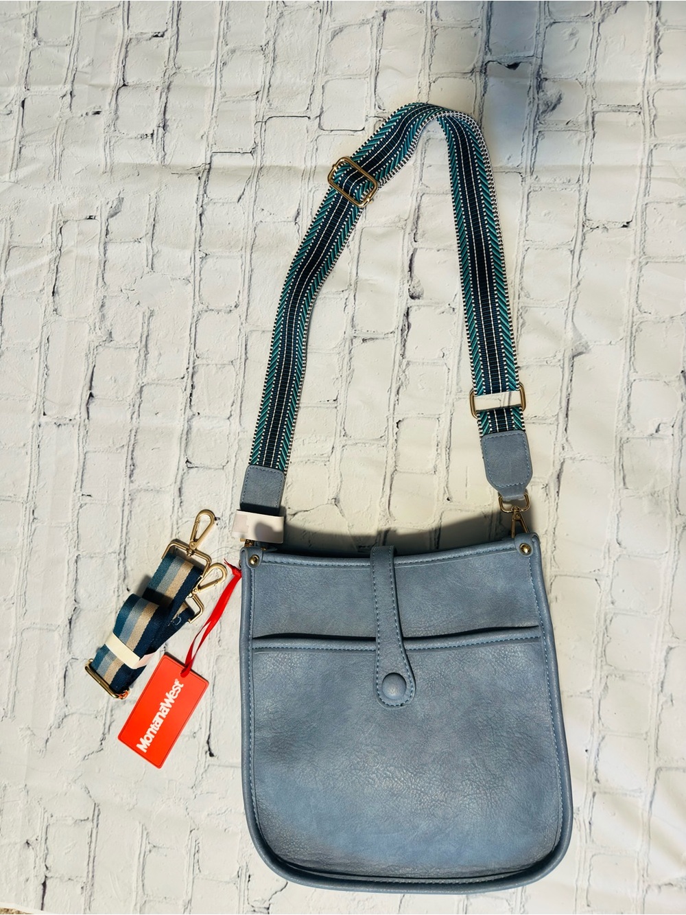 Montana West Blue Crossbody Bag for Women Trendy Purses and Handbags Hobo